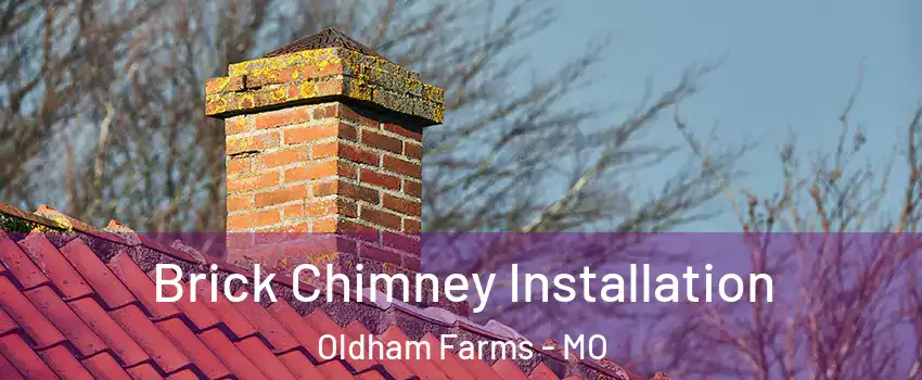 Brick Chimney Installation Oldham Farms - MO