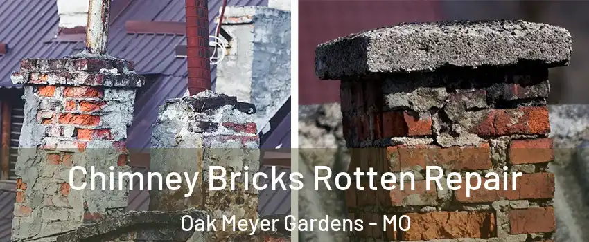 Chimney Bricks Rotten Repair Oak Meyer Gardens - MO