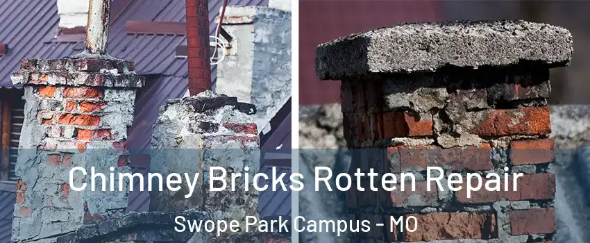 Chimney Bricks Rotten Repair Swope Park Campus - MO