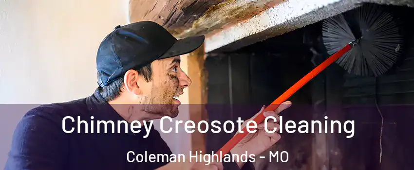 Chimney Creosote Cleaning Coleman Highlands - MO