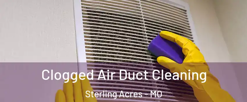 Clogged Air Duct Cleaning Sterling Acres - MO