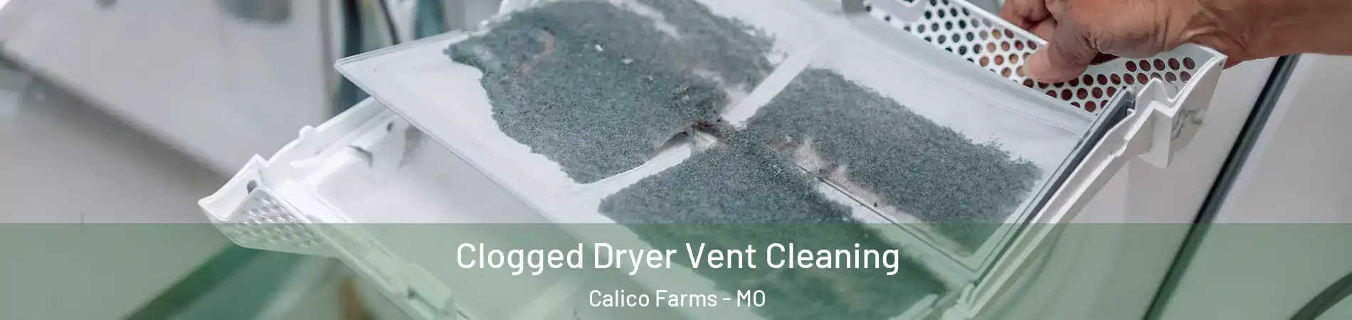 Clogged Dryer Vent Cleaning Calico Farms - MO