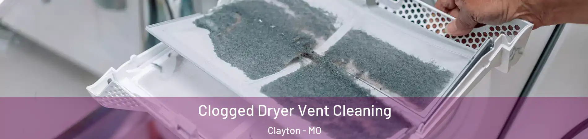 Clogged Dryer Vent Cleaning Clayton - MO