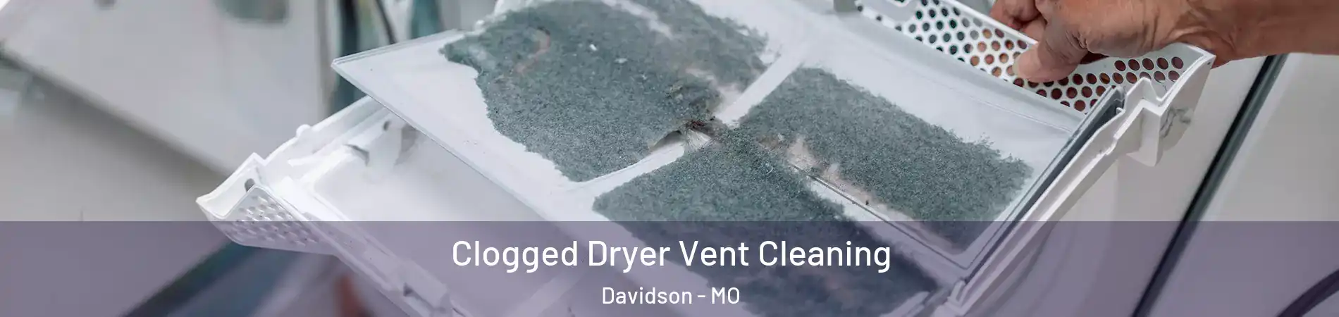 Clogged Dryer Vent Cleaning Davidson - MO