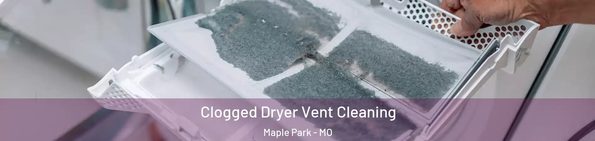 Clogged Dryer Vent Cleaning Maple Park - MO