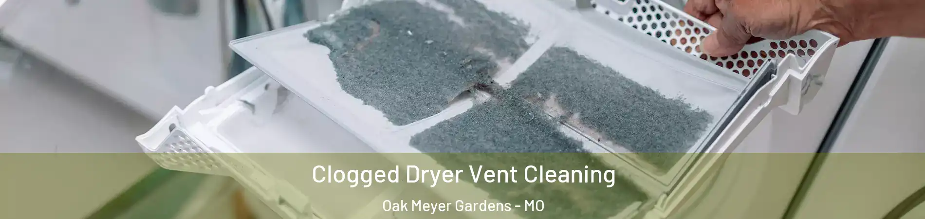 Clogged Dryer Vent Cleaning Oak Meyer Gardens - MO