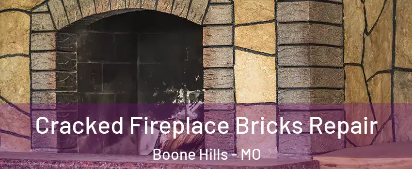 Cracked Fireplace Bricks Repair Boone Hills - MO