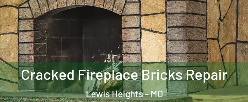 Cracked Fireplace Bricks Repair Lewis Heights - MO