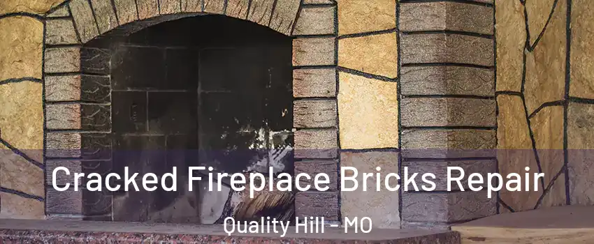 Cracked Fireplace Bricks Repair Quality Hill - MO