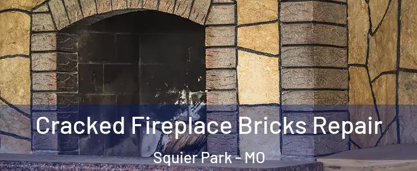 Cracked Fireplace Bricks Repair Squier Park - MO