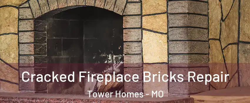 Cracked Fireplace Bricks Repair Tower Homes - MO