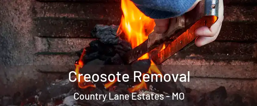 Creosote Removal Country Lane Estates - MO