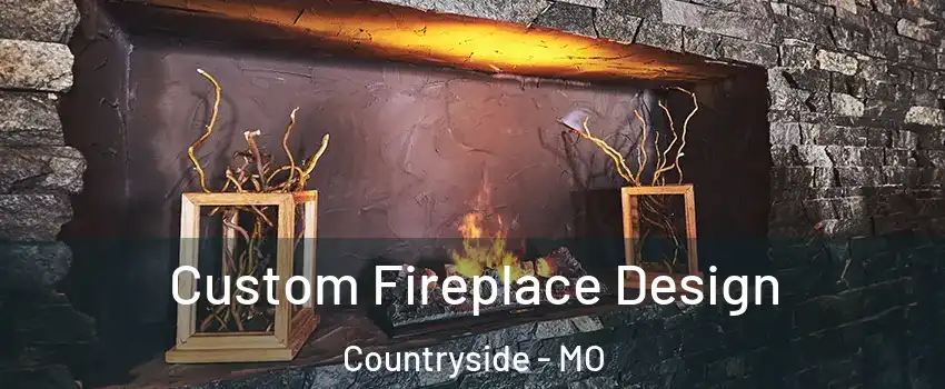 Custom Fireplace Design Countryside - MO