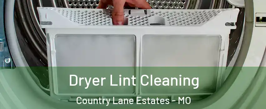 Dryer Lint Cleaning Country Lane Estates - MO