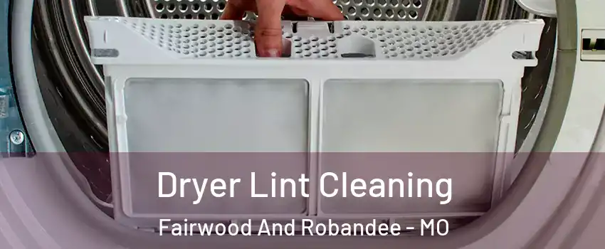 Dryer Lint Cleaning Fairwood And Robandee - MO