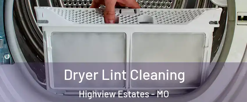 Dryer Lint Cleaning Highview Estates - MO