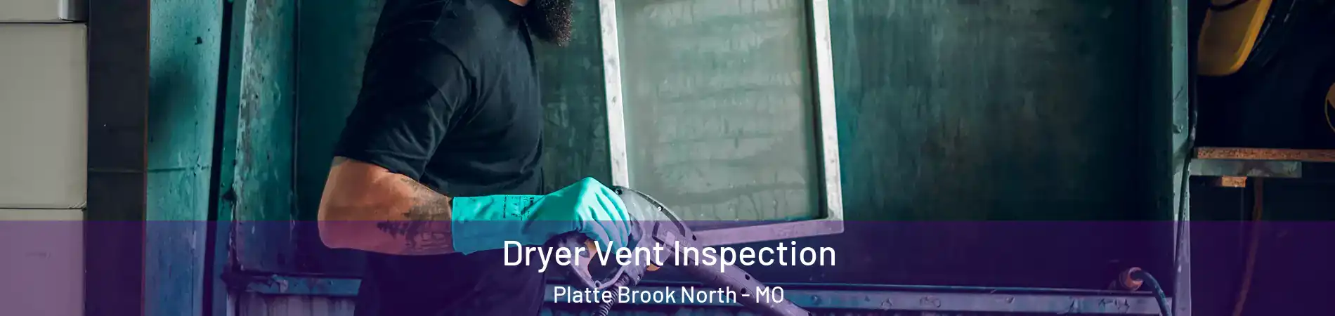 Dryer Vent Inspection Platte Brook North - MO