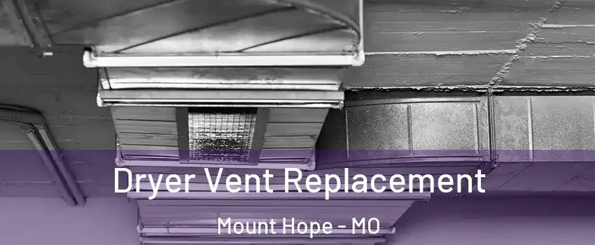 Dryer Vent Replacement Mount Hope - MO