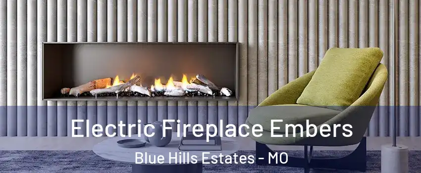 Electric Fireplace Embers Blue Hills Estates - MO