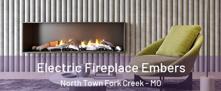 Electric Fireplace Embers North Town Fork Creek - MO