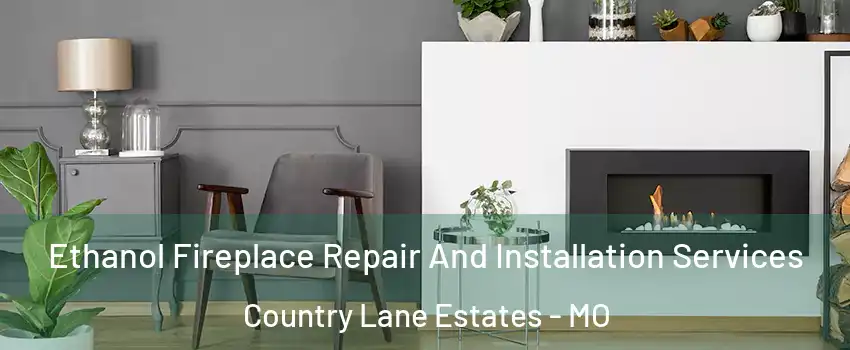 Ethanol Fireplace Repair And Installation Services Country Lane Estates - MO