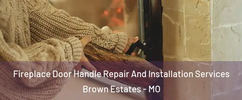 Fireplace Door Handle Repair And Installation Services Brown Estates - MO