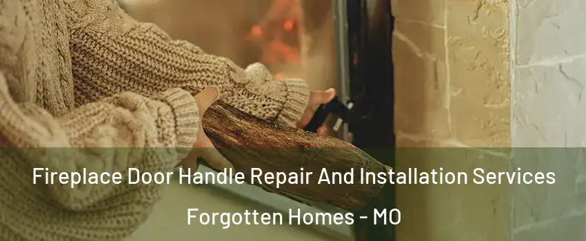 Fireplace Door Handle Repair And Installation Services Forgotten Homes - MO