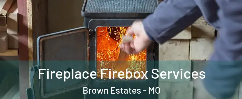 Fireplace Firebox Services Brown Estates - MO