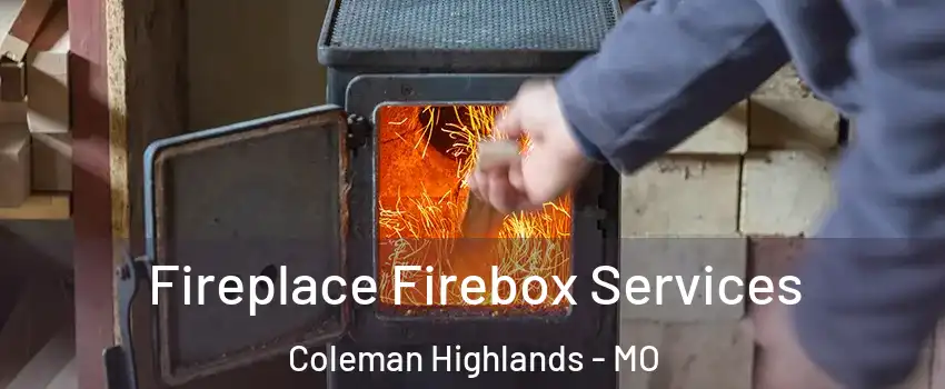 Fireplace Firebox Services Coleman Highlands - MO