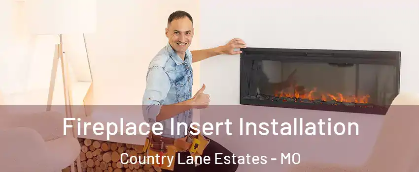 Fireplace Insert Installation Country Lane Estates - MO