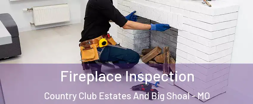 Fireplace Inspection Country Club Estates And Big Shoal - MO