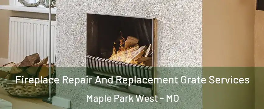 Fireplace Repair And Replacement Grate Services Maple Park West - MO