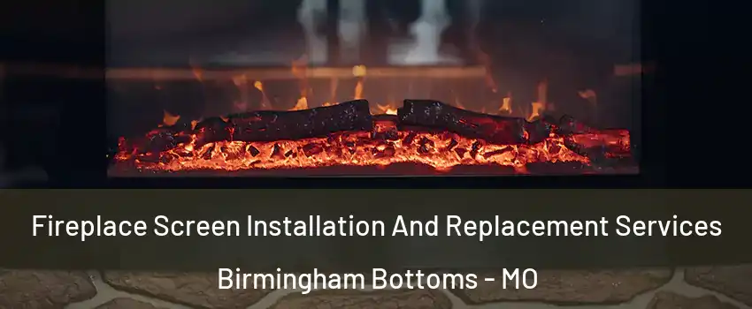 Fireplace Screen Installation And Replacement Services Birmingham Bottoms - MO