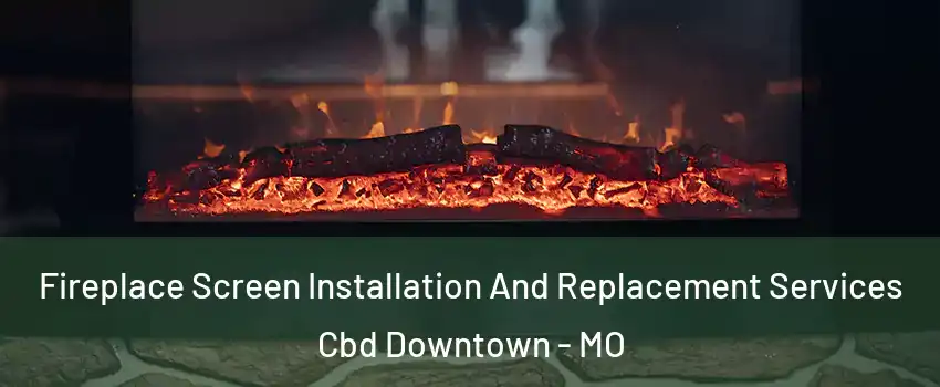 Fireplace Screen Installation And Replacement Services Cbd Downtown - MO