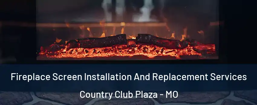 Fireplace Screen Installation And Replacement Services Country Club Plaza - MO