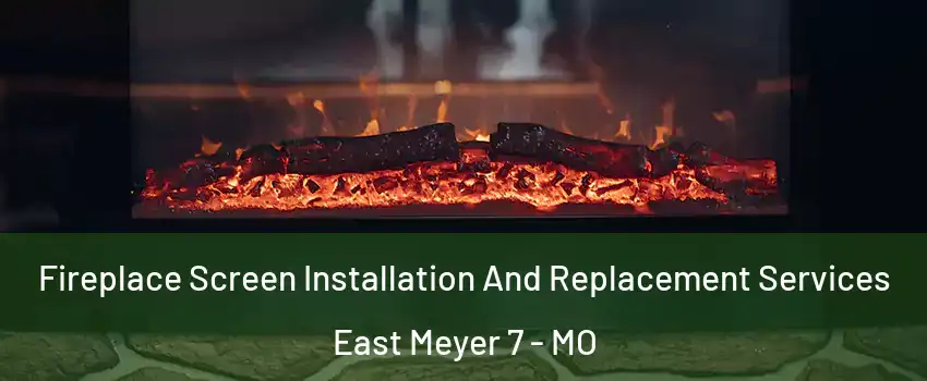 Fireplace Screen Installation And Replacement Services East Meyer 7 - MO