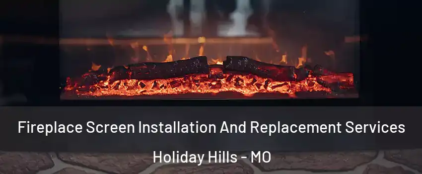 Fireplace Screen Installation And Replacement Services Holiday Hills - MO