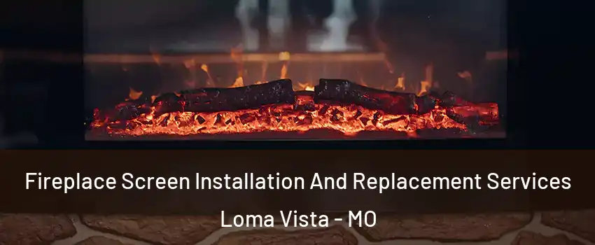 Fireplace Screen Installation And Replacement Services Loma Vista - MO