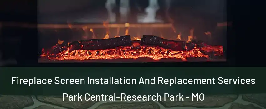 Fireplace Screen Installation And Replacement Services Park Central-Research Park - MO