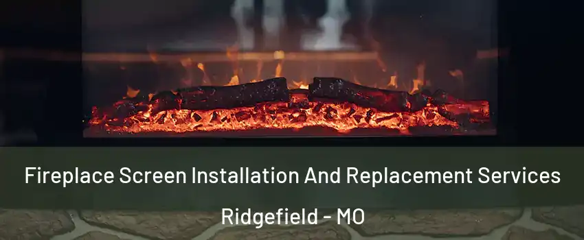 Fireplace Screen Installation And Replacement Services Ridgefield - MO