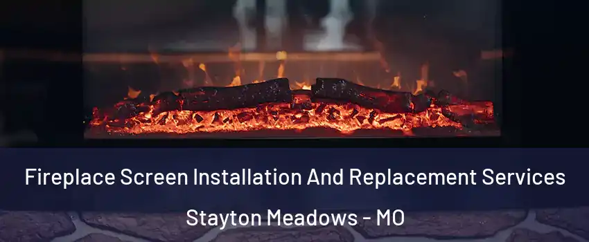 Fireplace Screen Installation And Replacement Services Stayton Meadows - MO