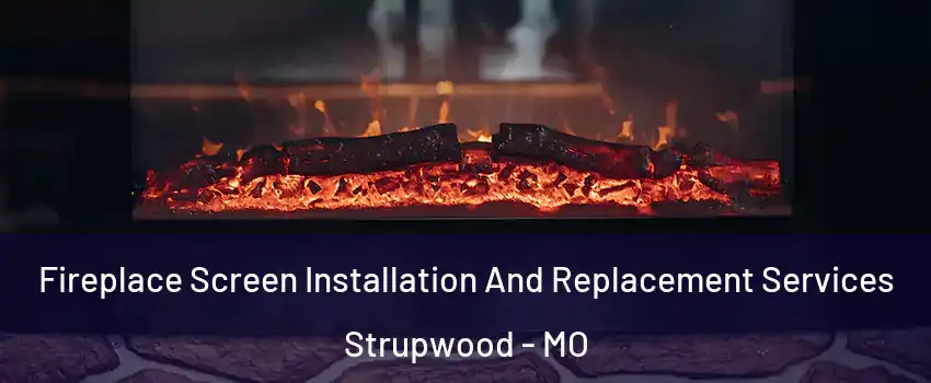 Fireplace Screen Installation And Replacement Services Strupwood - MO