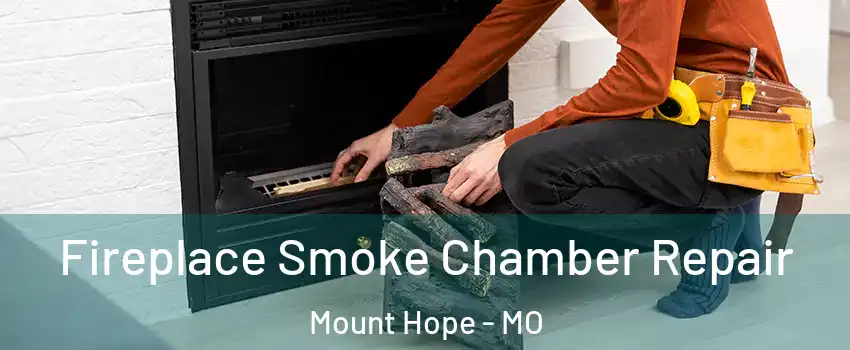 Fireplace Smoke Chamber Repair Mount Hope - MO