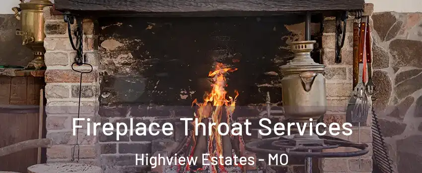 Fireplace Throat Services Highview Estates - MO