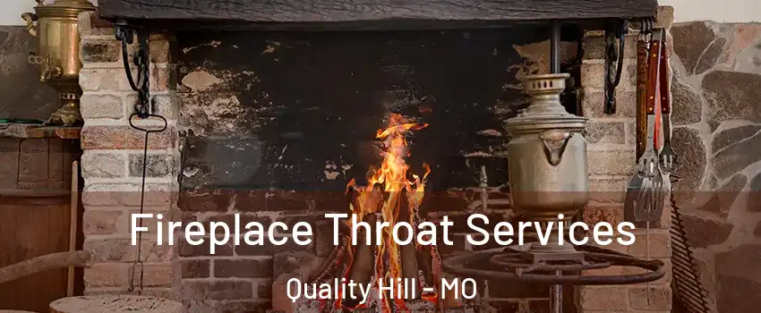 Fireplace Throat Services Quality Hill - MO