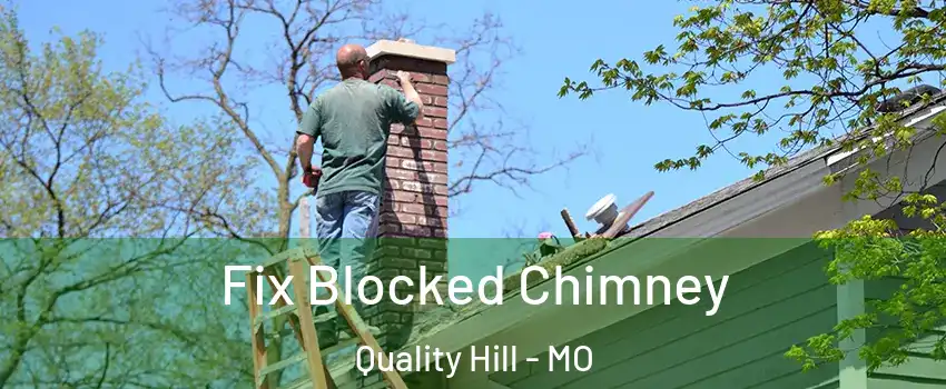 Fix Blocked Chimney Quality Hill - MO