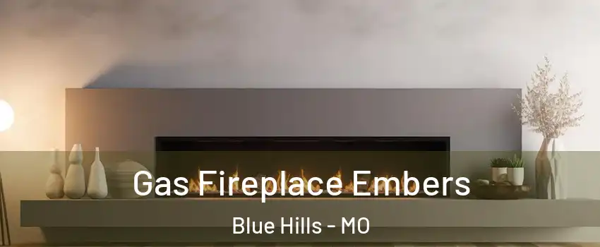 Gas Fireplace Embers Blue Hills - MO