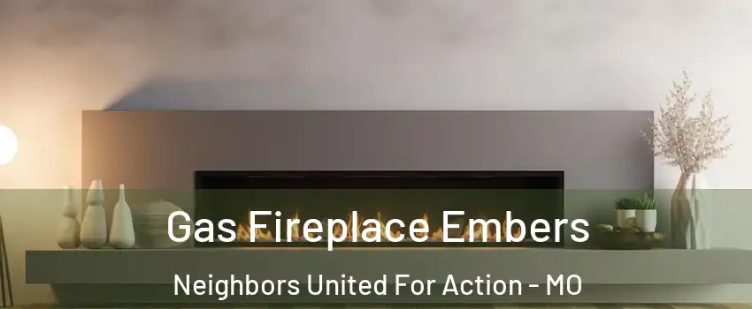 Gas Fireplace Embers Neighbors United For Action - MO