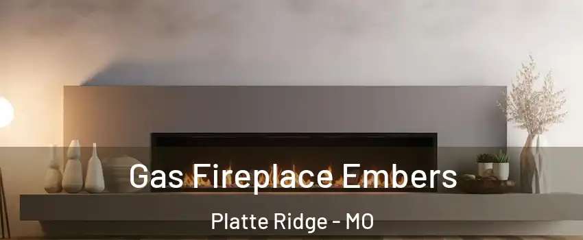 Gas Fireplace Embers Platte Ridge - MO