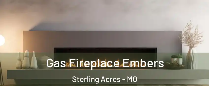 Gas Fireplace Embers Sterling Acres - MO